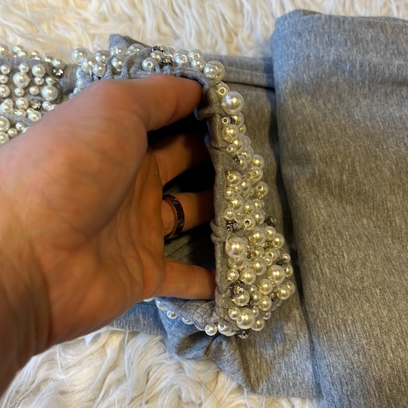 REVOLVE x Marled x Olivia Culpo Side Slit Jogger Pant in Heather Grey - Picture 4 of 6